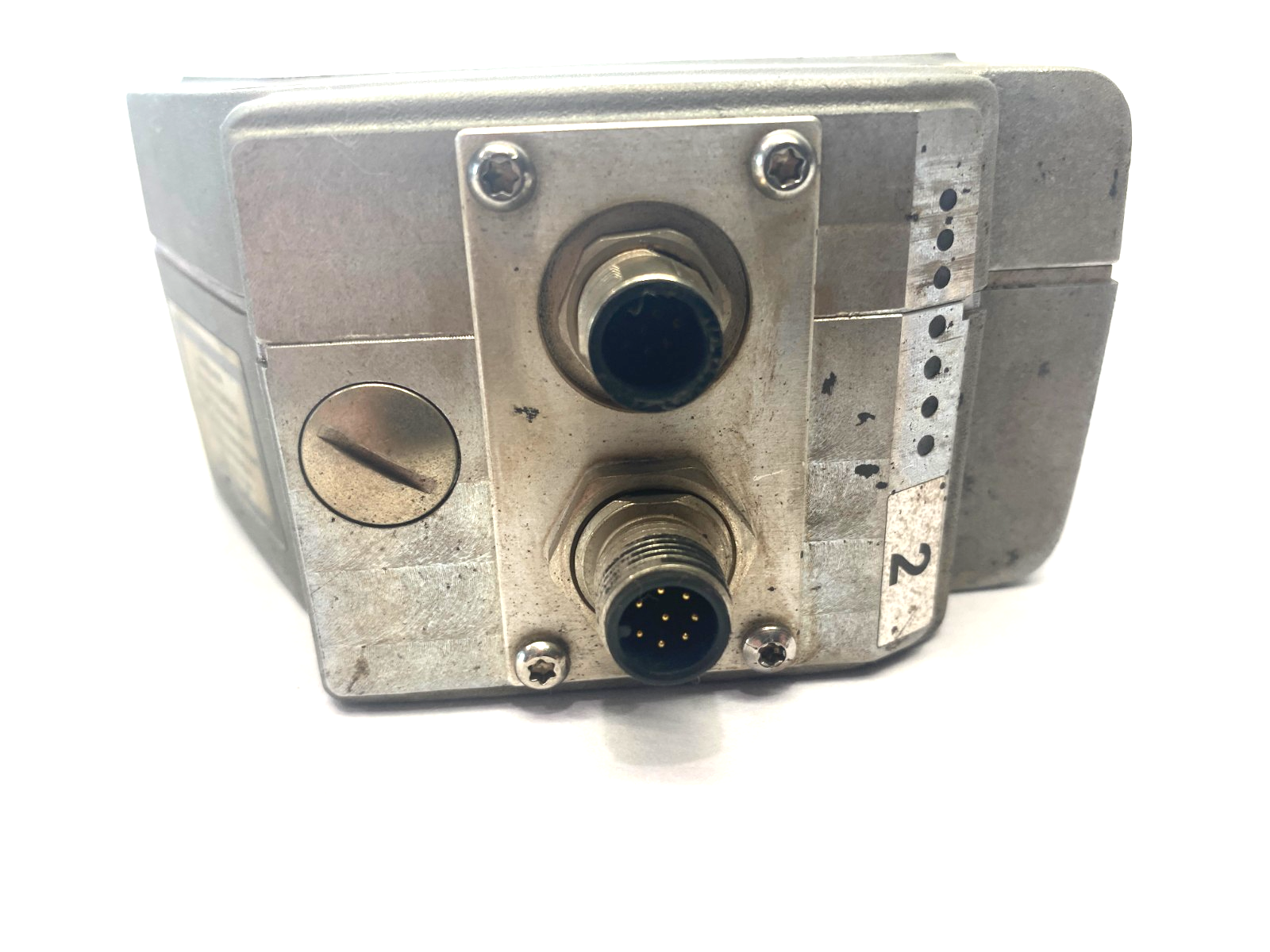 Vitronic 123743 Laser Head Unit 24VDC 0,7A Rev. 005 BROKEN PINS ON CONNECTOR - Maverick Industrial Sales