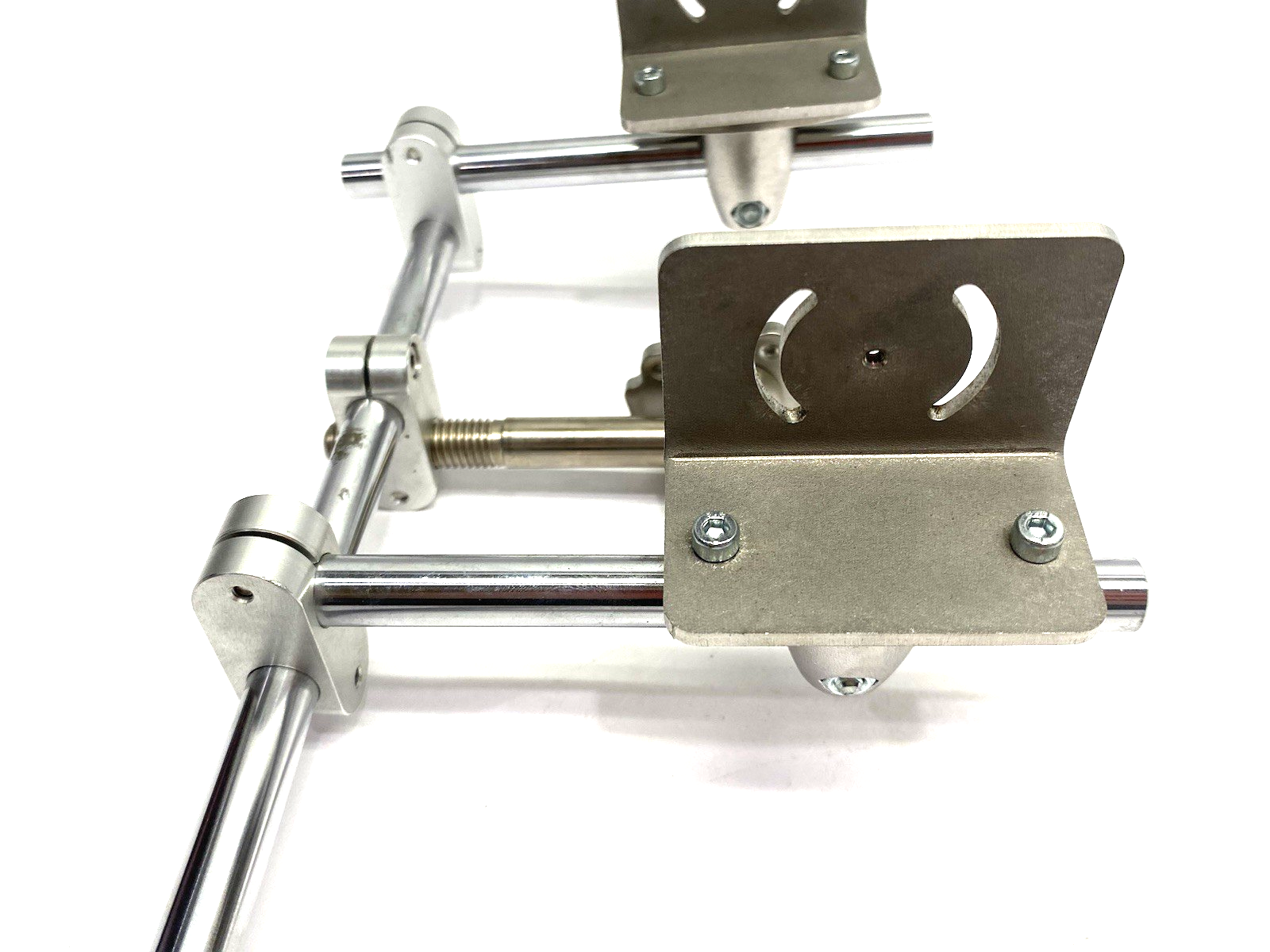 None | Adjustable Sensor Mounting Bracket Assembly 16" Height, 5" Arm Length - Used - Maverick Industrial Sales