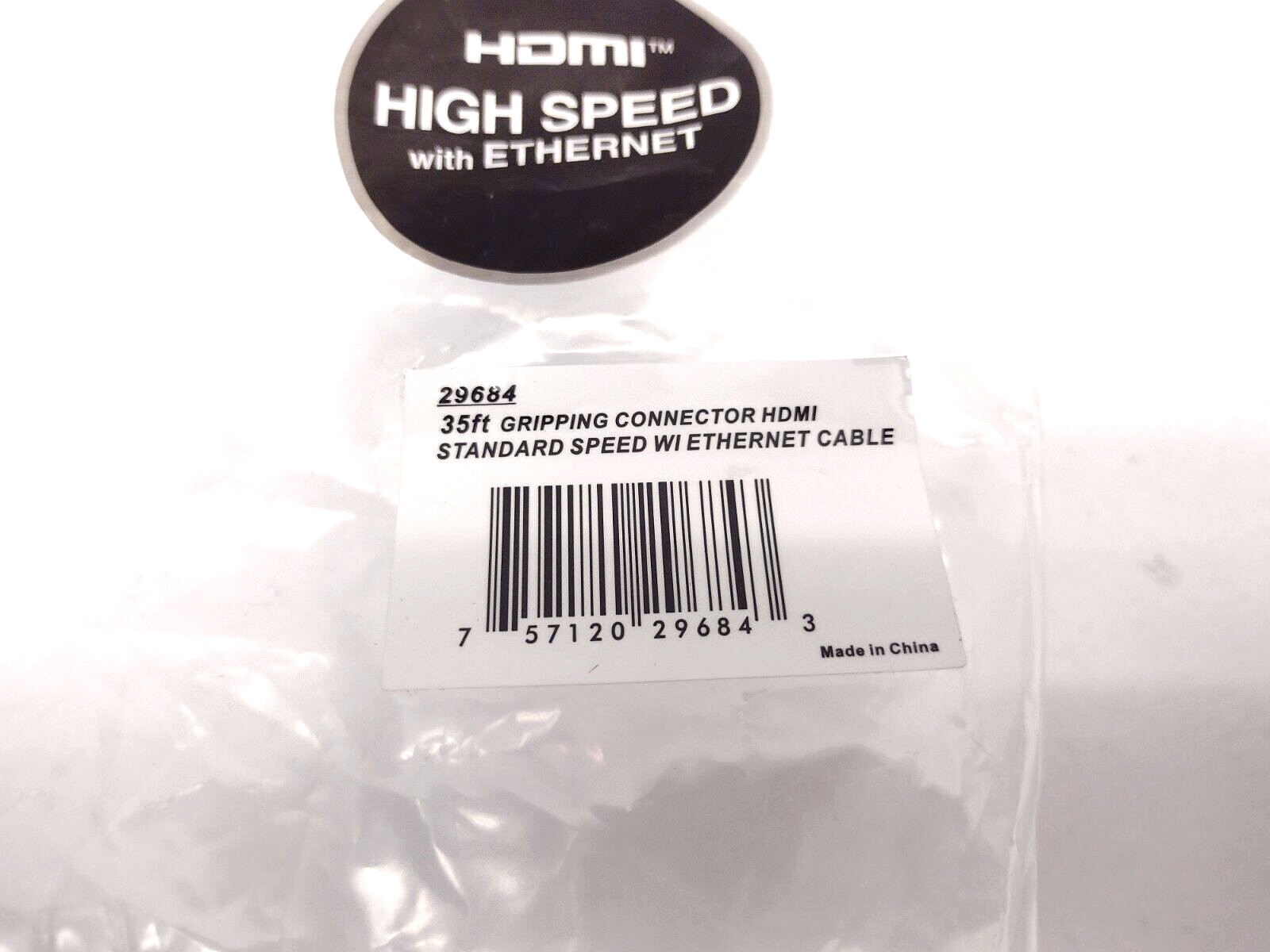 C2G 29684 35 FT Gripping Connector HDMI Standard Speed With Ethernet Cable - Maverick Industrial Sales