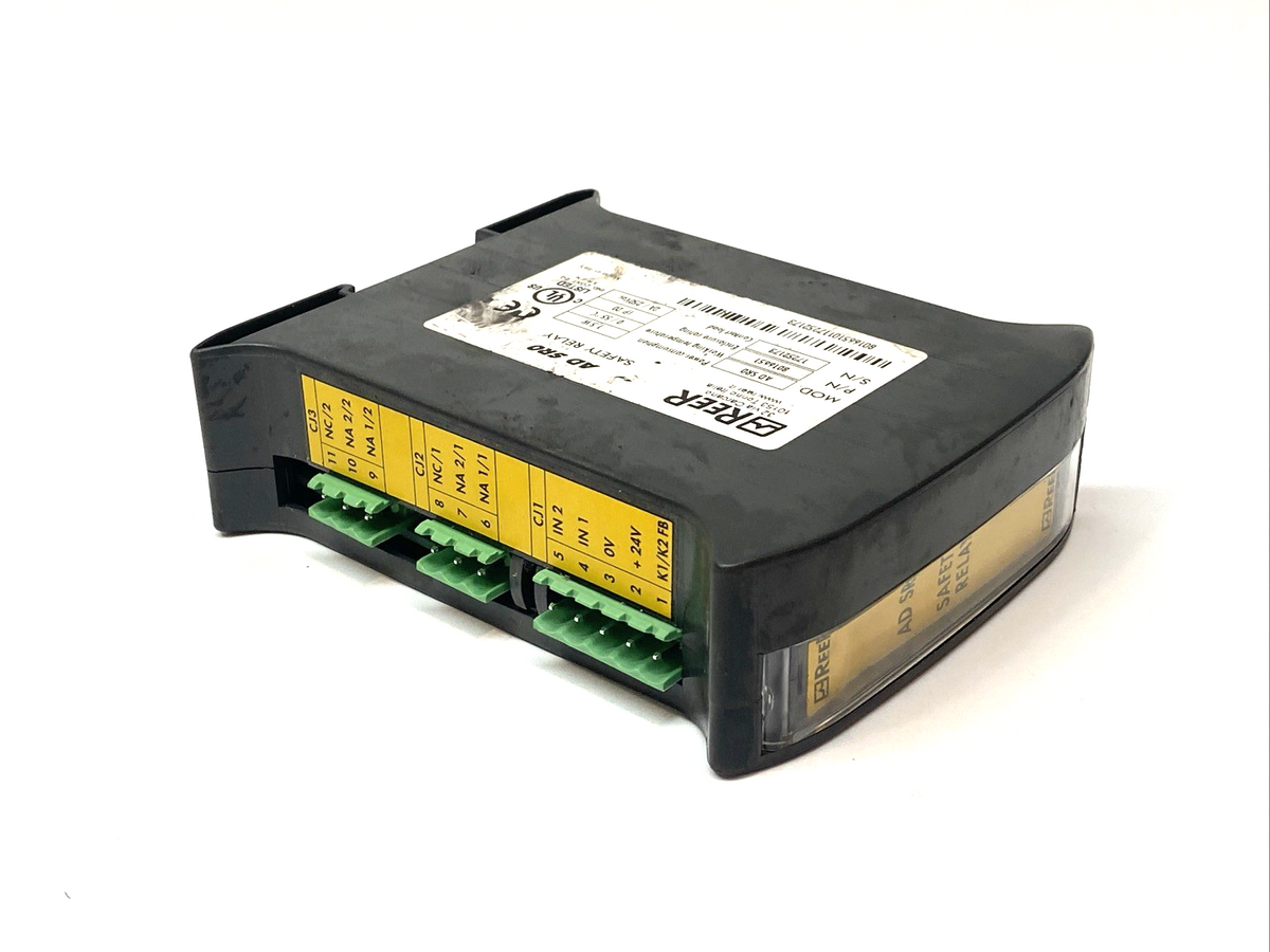Reer 8016651 Safety Relay AD SR0 250VAC 2A 1.5W IP20 - Maverick Industrial Sales