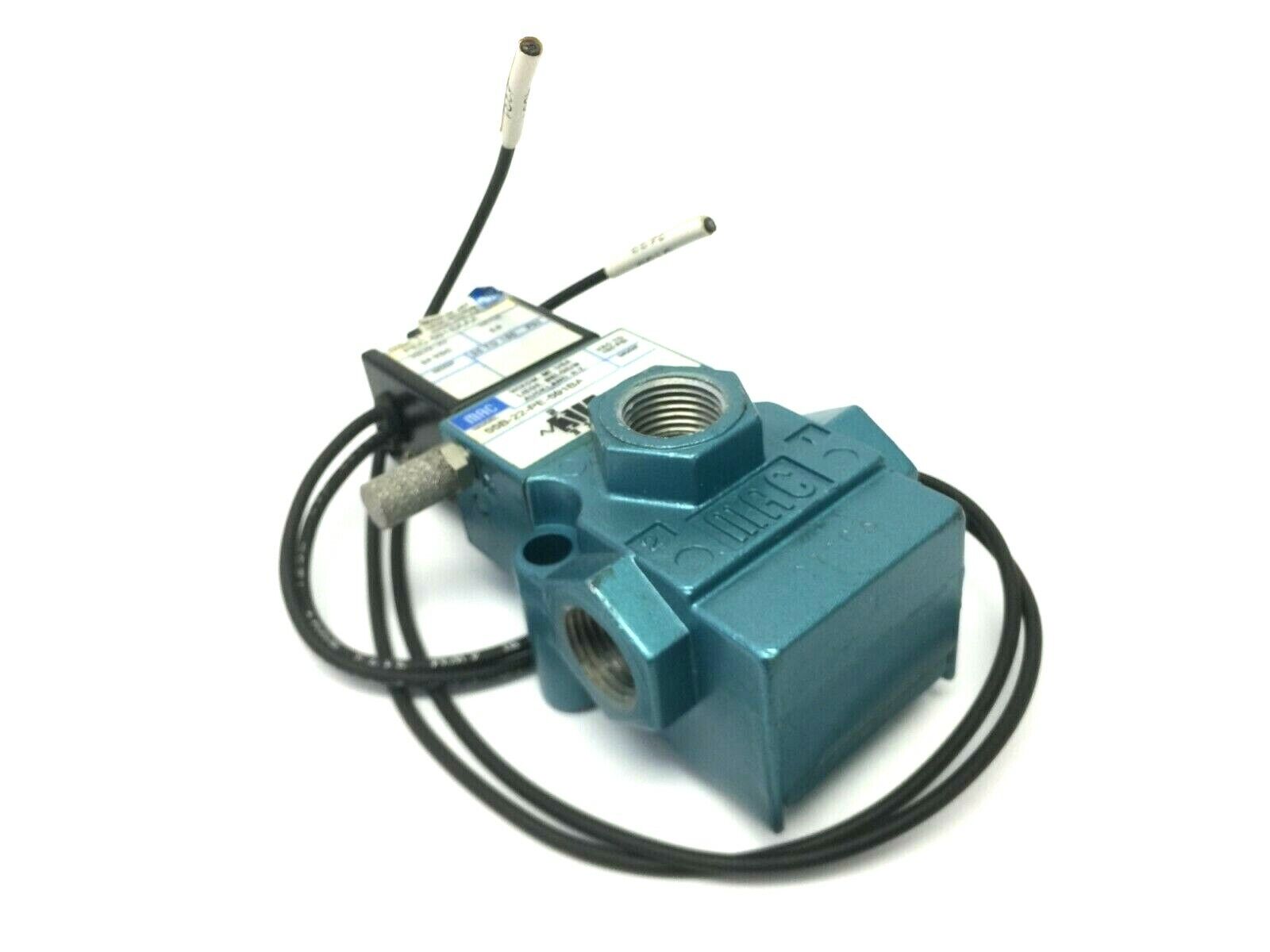 Mac Valves 55B-22-PE-591BA Solenoid Valve 24V - Used - Maverick Industrial Sales