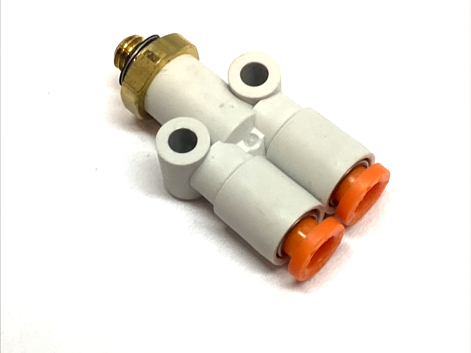 KQ2U03-32A | SMC Union Y Fitting 5/32" Tube 10-32 UNF One-Touch LOT OF 7 - New – Open box - Maverick Industrial Sales