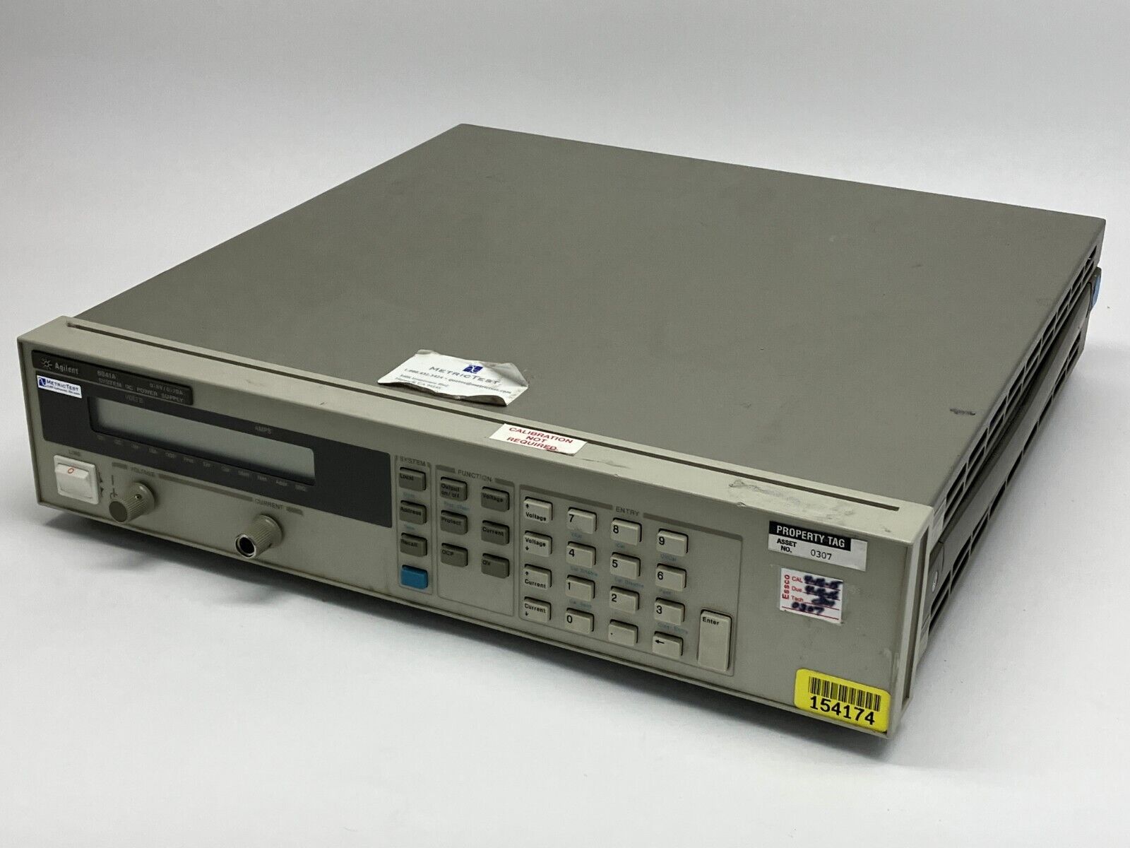 Agilent 6641A System DC Power Supply 0-8V/0-20A - Maverick Industrial Sales