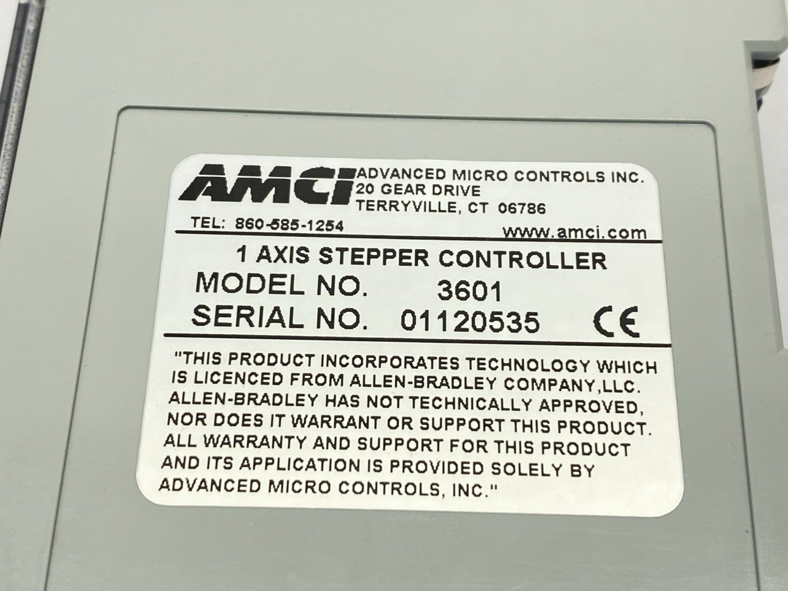 AMCI 3601 1-Axis Stepper Controller - Maverick Industrial Sales