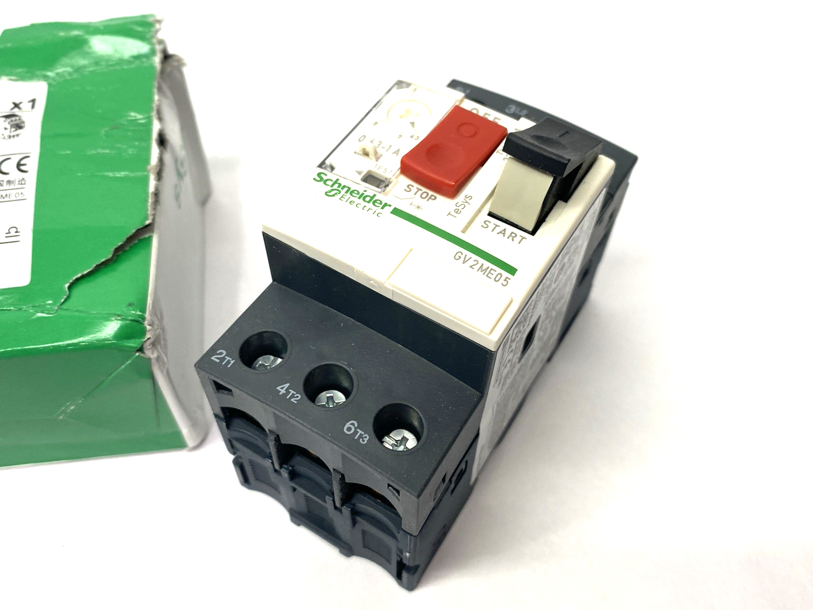 Schneider Electric GV2ME05 TeSys Deca Manual Starter and Protector 0.63 to 1A - Maverick Industrial Sales