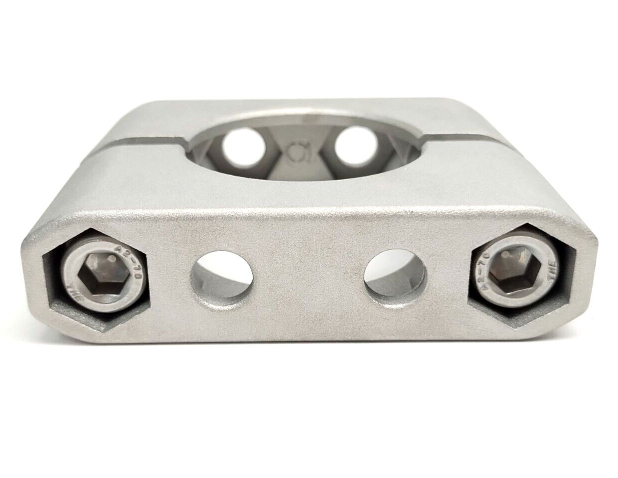 INOCON CM-B50-2-8 Multi-Piece Aluminum Clamping Tube Support 50mm Bore Diameter - Maverick Industrial Sales