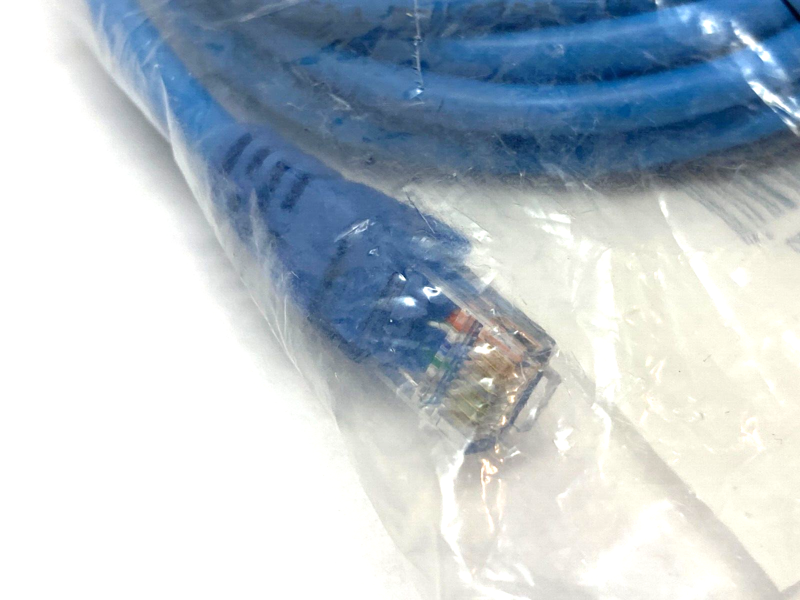 Belkin A3L791-10-BLU-S Snagless Cat5 Patch Cable RJ45 to RJ45 10' Length Blue - Maverick Industrial Sales