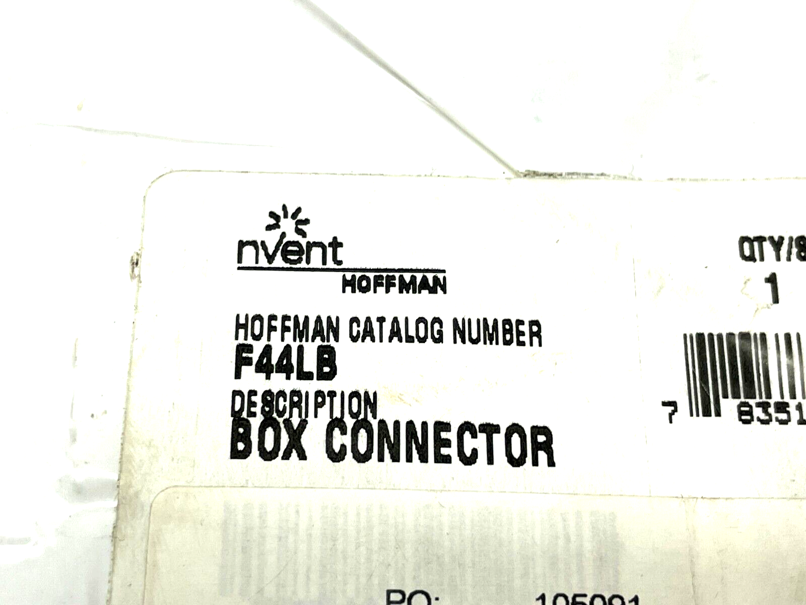 Hoffman F44LB Box Connector Lay-in 4.00x4.00 - Maverick Industrial Sales