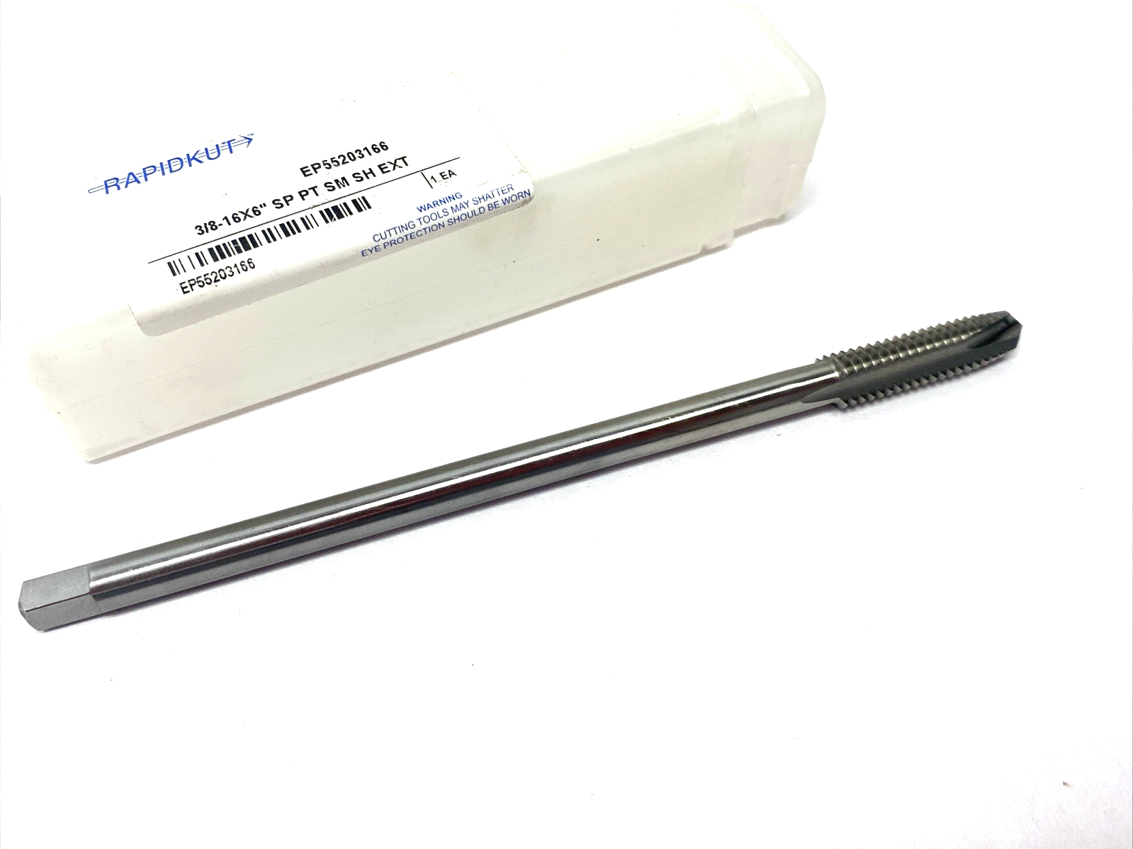 Rapidkut EP55203166 Spiral Point Extension Plug Tap 3/8-16X6" SP PT SM SH EXT - Maverick Industrial Sales