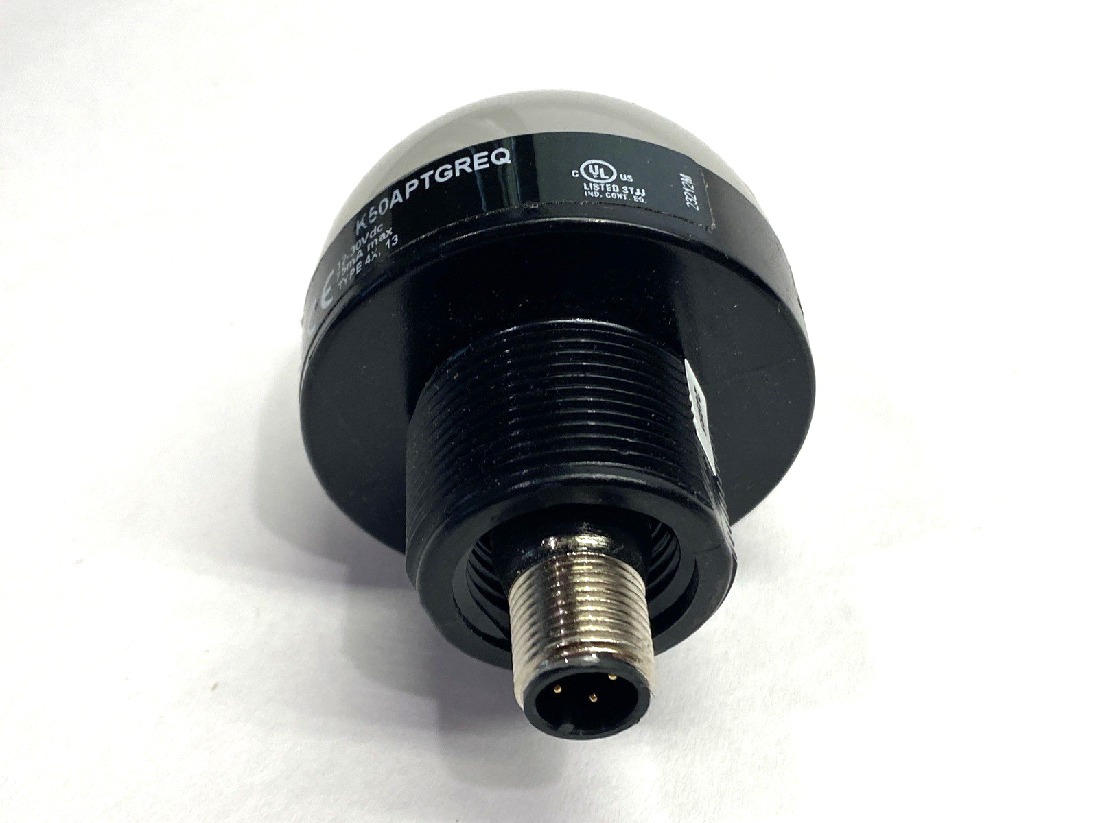 Banner K50APTGREQ Illuminated Touch Button M12 4-Pin 30VDC - Maverick Industrial Sales