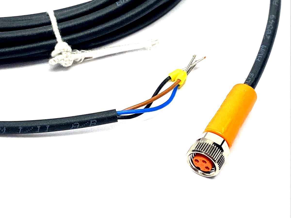 ifm EVC142 Female Cordset M8 3-Pin 5m ADOGF030MSS0005H03 LOT OF 3 - Maverick Industrial Sales