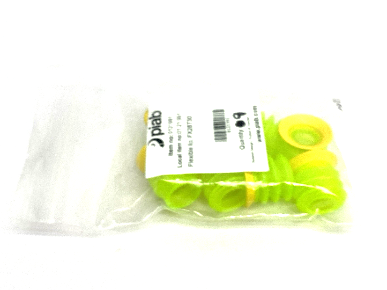 0121991 | Piab piGRIP® Flexible Lip Vacuum Bellows Cup FX28T30 PKG OF 9 - New – Open box - Maverick Industrial Sales