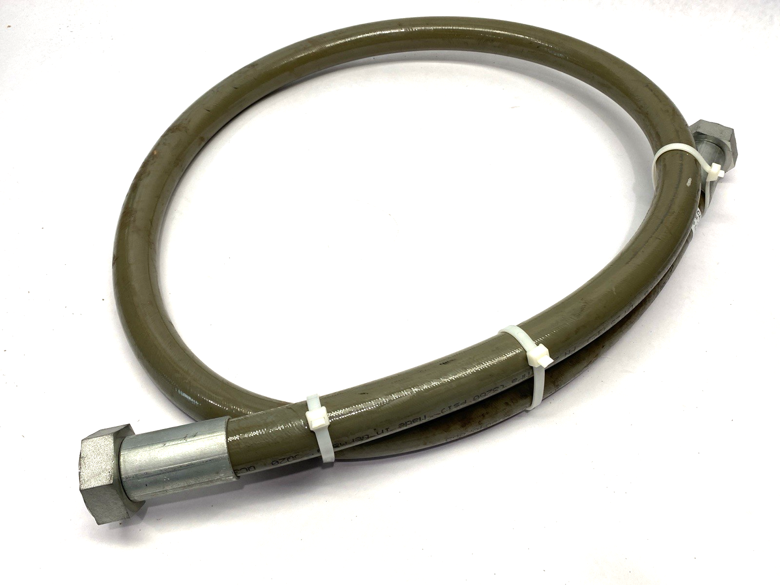 Parker 2380F-16V07 High Pressure Glue Hose 25mm ID 5' Overall Length - Maverick Industrial Sales