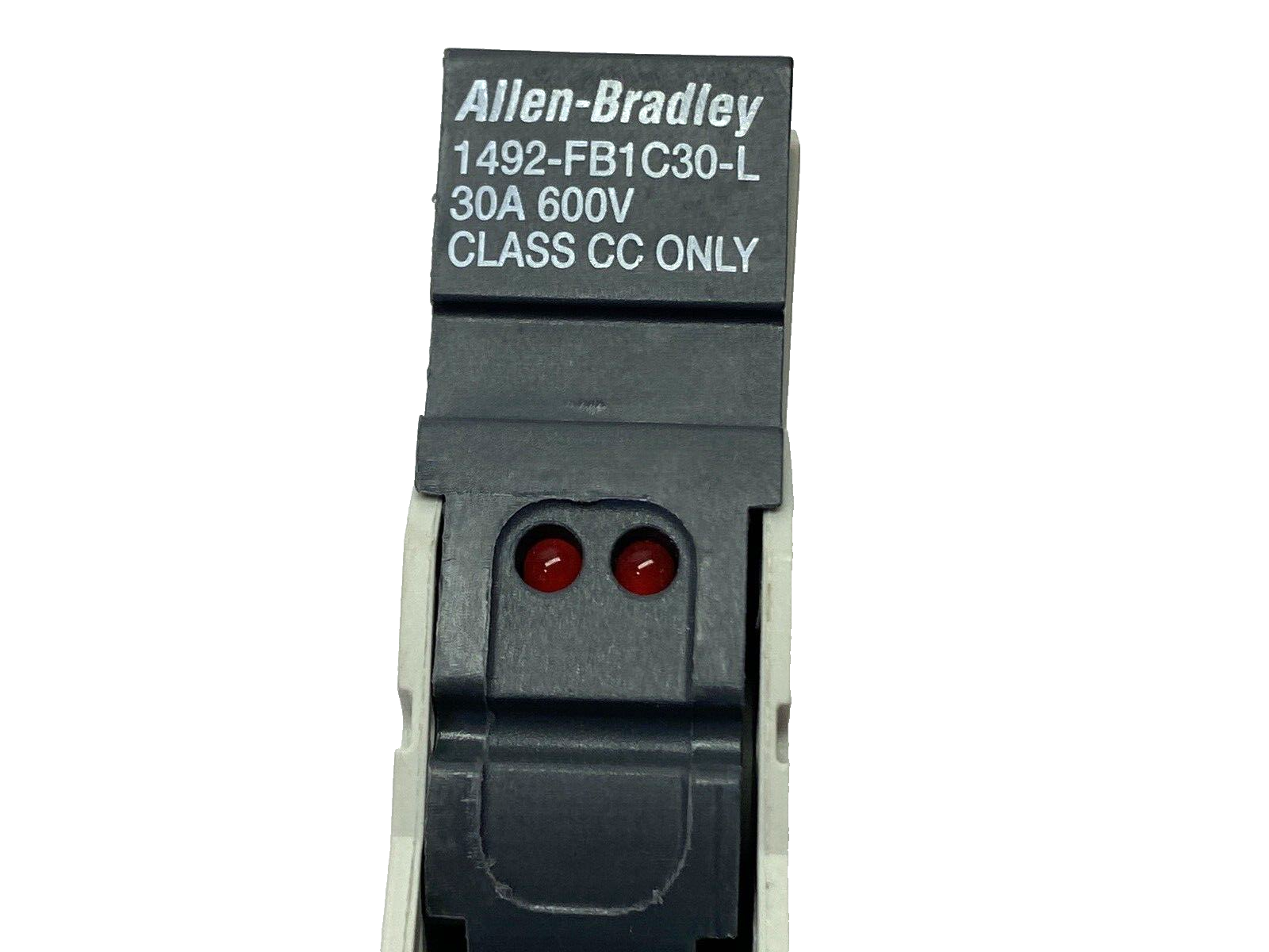 Allen Bradley 1492-FB1C30-L Ser. B Fuse Holder 1-Pole 30A w/ Amp-Trap ATQR10 - Maverick Industrial Sales