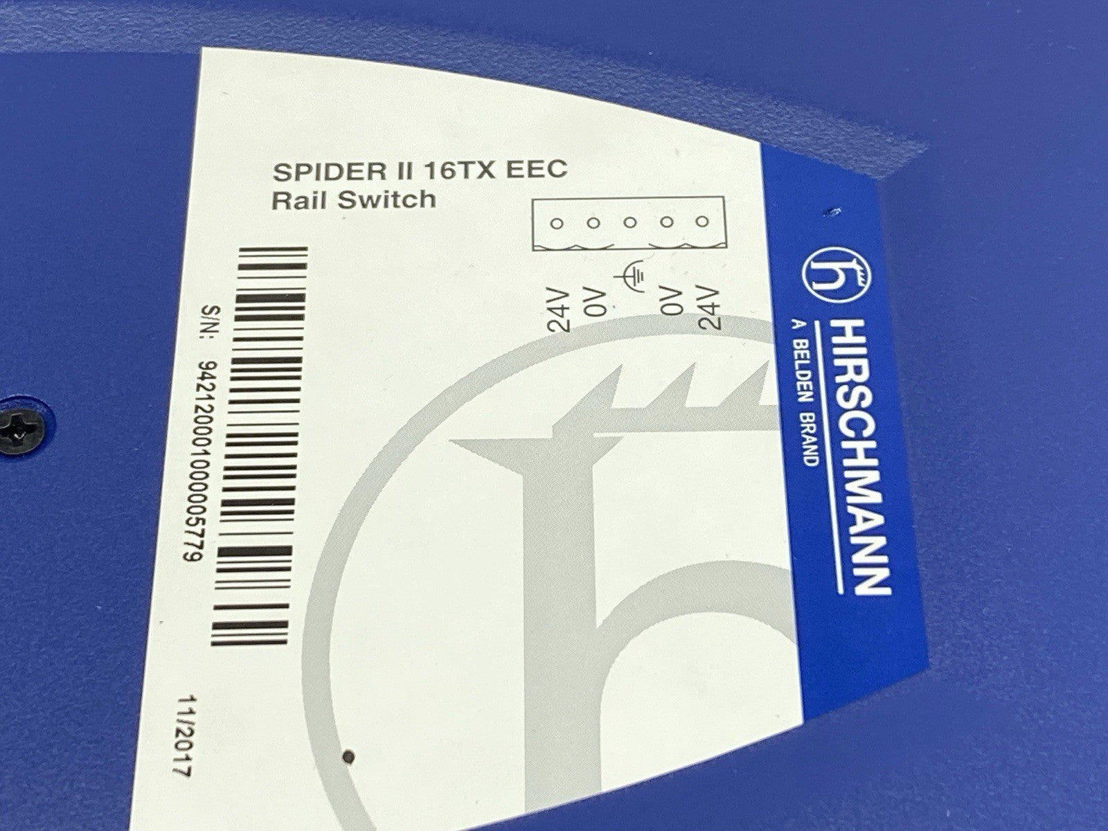 Hirschmann SPIDER II 16TX EEC DIN Rail Ethernet Switch - Maverick Industrial Sales