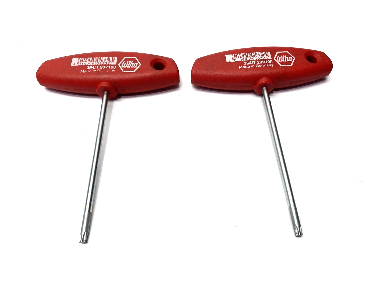 Wiha 364/T 20X100 Torx T-Handle T20 100mm Length LOT OF 2 - Maverick Industrial Sales
