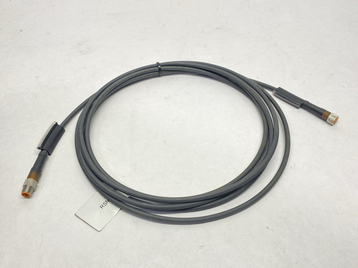 RST 3-RKMV 3-224/3M | Lumberg Double Ended Cordset M8 3-Pin Male To Female 3m - New – Open box - Maverick Industrial Sales