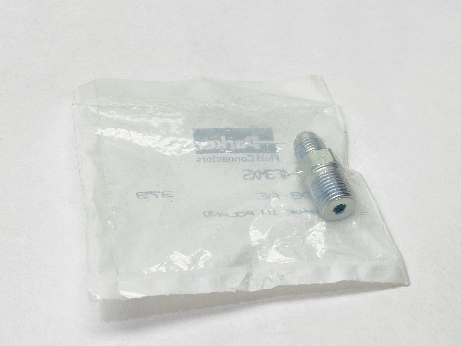 Parker 4-4F3MXS Triple-Lok 37 Degree Flare JIC Tube Fitting 1/4" x 1/4-19" - Maverick Industrial Sales