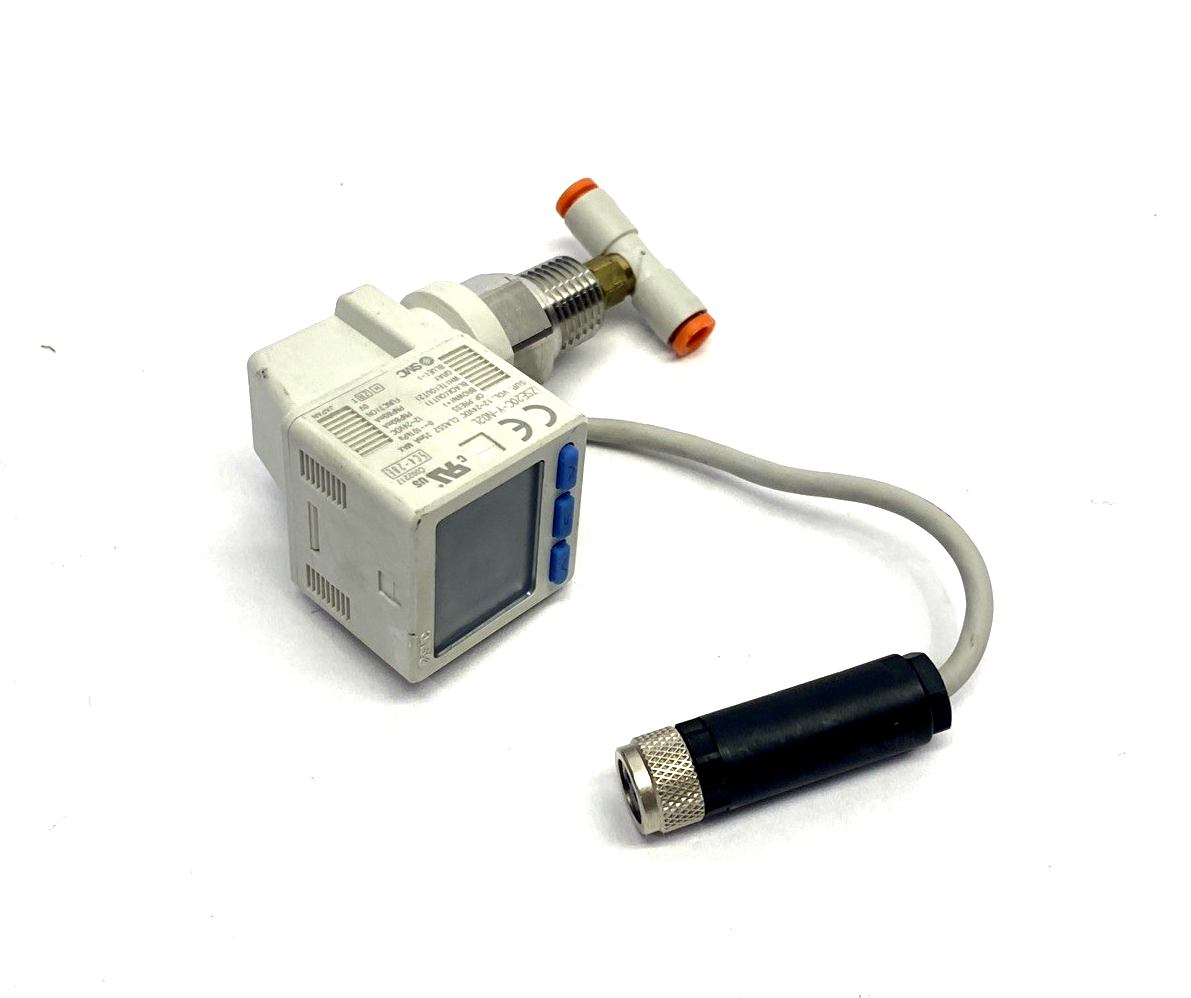 SMC ZSE20C-Y-N02L High Precision Digital Vacuum Switch 1/4" NPT - Maverick Industrial Sales
