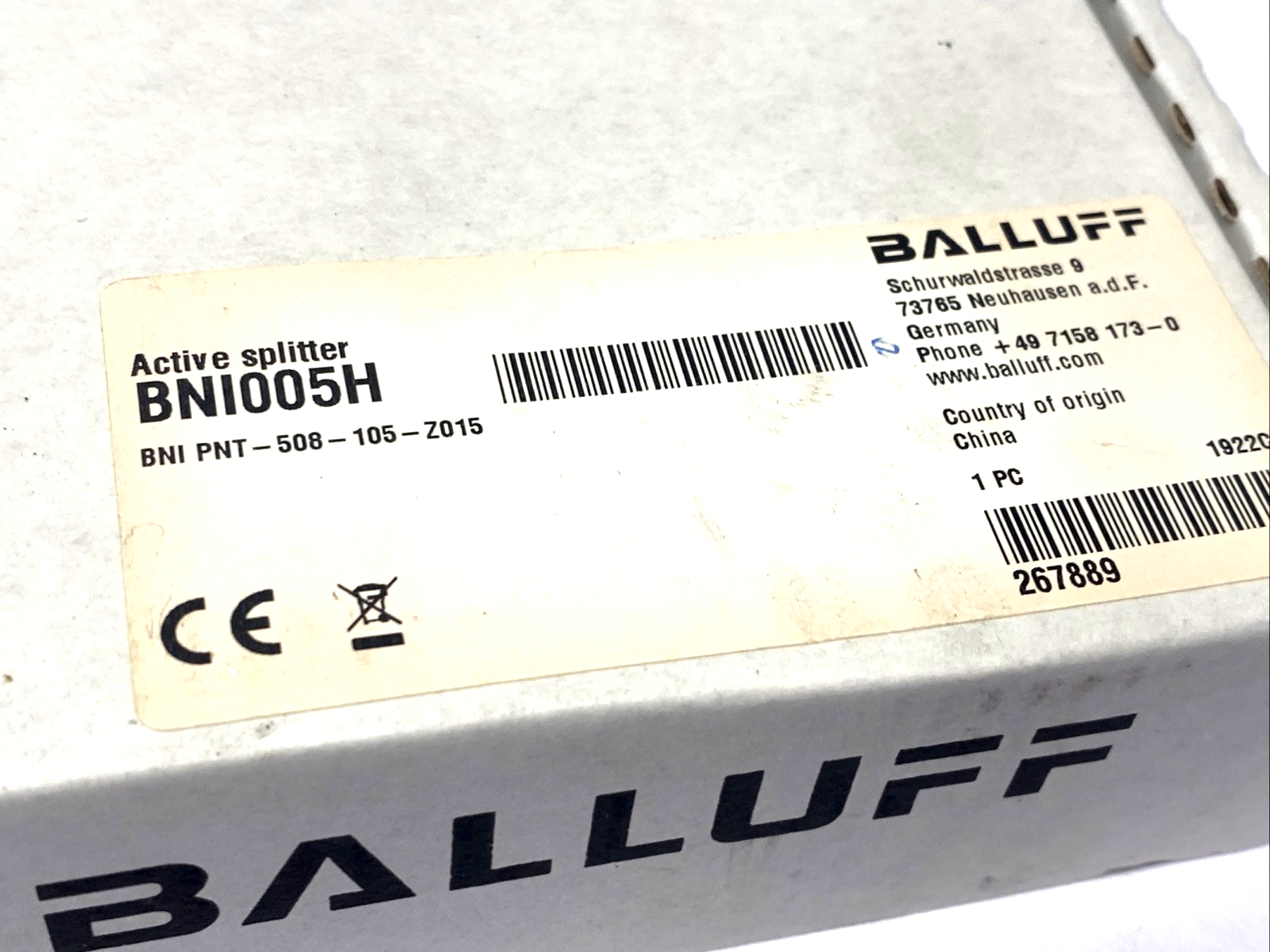 Balluff BNI005H Active Splitter I/O-Link Master Block BNI PNT-508-105-Z015 - Maverick Industrial Sales