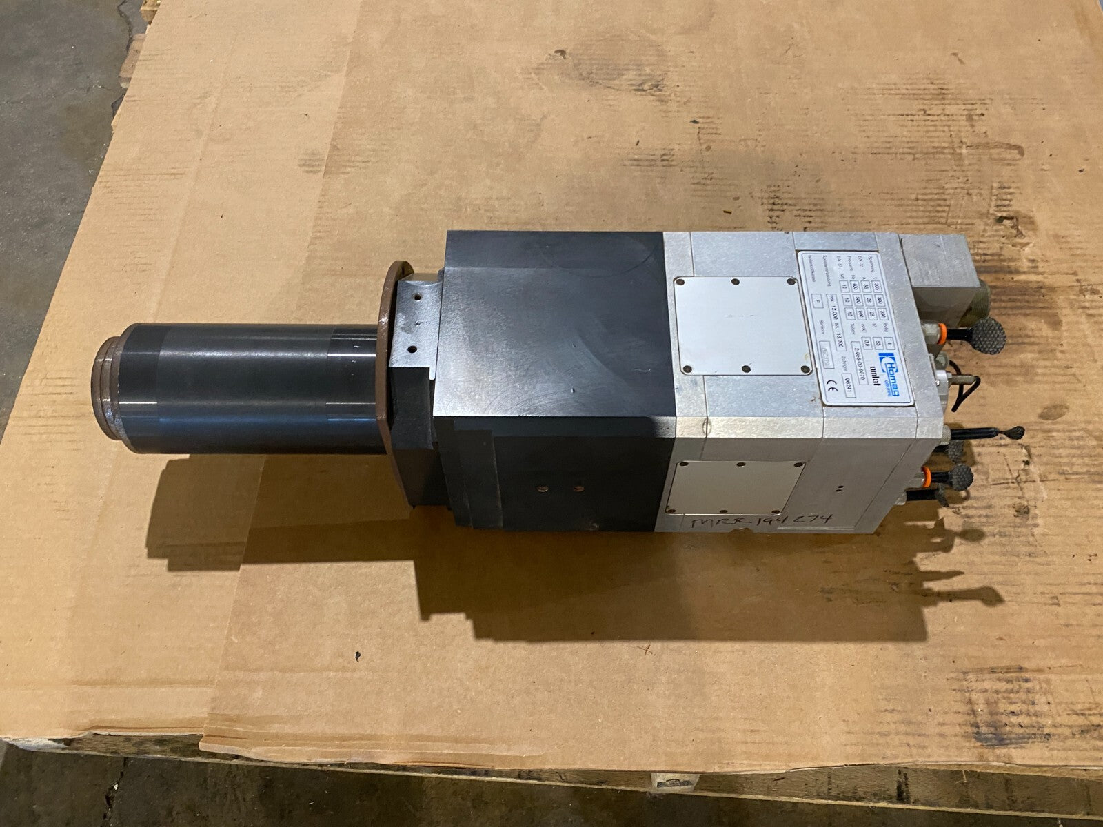 OMLAT Homag 2-056-09-9670 Motorized Spindle 18000 Max rpm 12kW - Maverick Industrial Sales