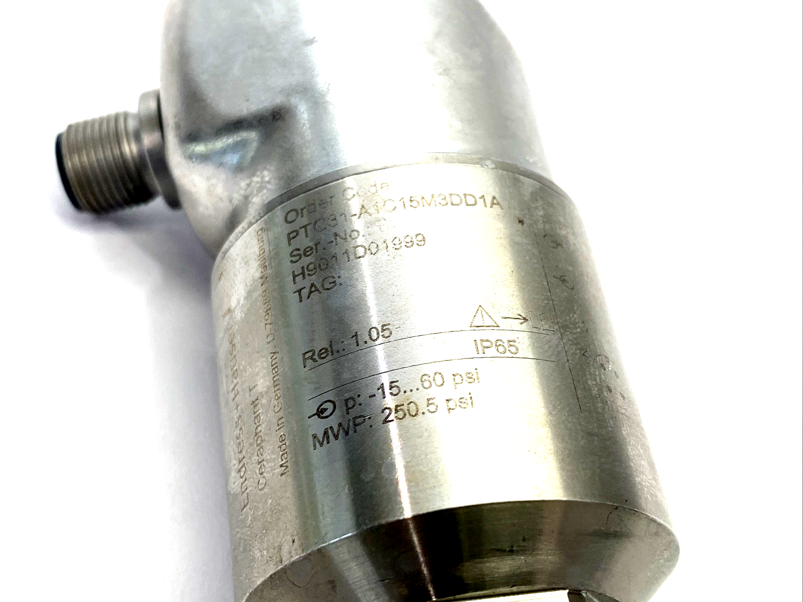PTC31-A1C15M3DD1A | Endress+Hauser Ceraphant T Pressure Switch -15 - 60psi - For parts or not working - Maverick Industrial Sales