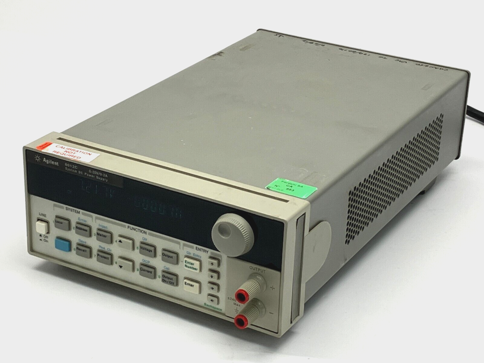 Agilent 6612C System DC Power Supply 0-20V, 0-2A - Maverick Industrial Sales