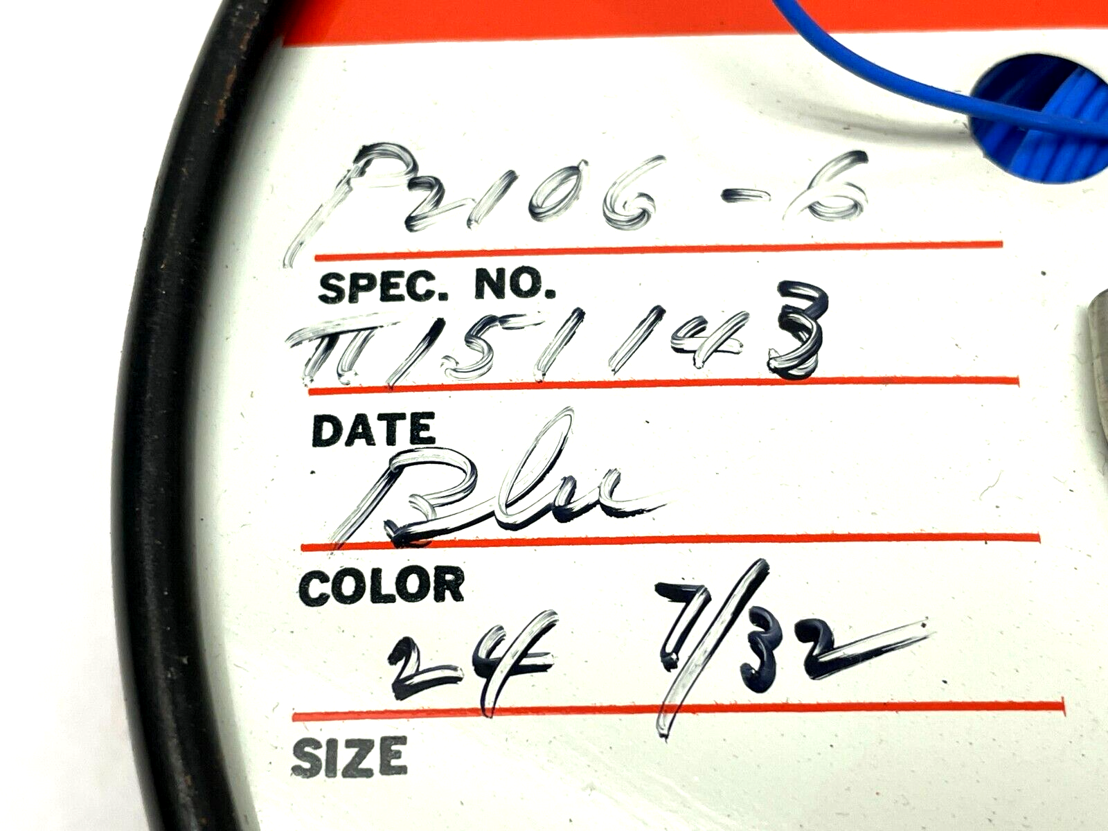 Pyttronic Industries P2106-6 Hook-Up Wire 24AWG 1LB SPOOL - Maverick Industrial Sales