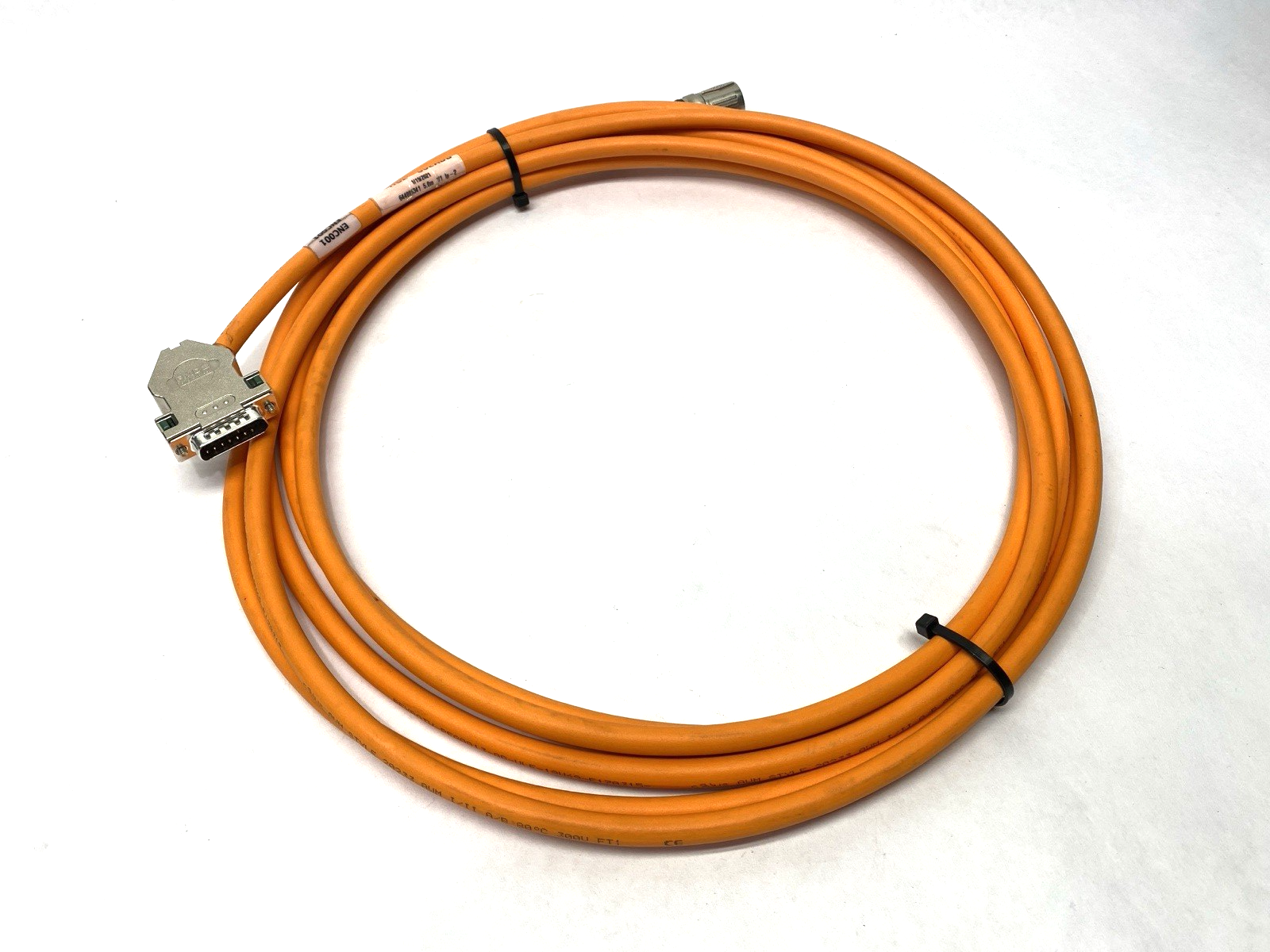 R911371234 | Bosch Rexroth Servo Motor Encoder Cable 5m 002ABB-NN-005,0 - Used - Maverick Industrial Sales