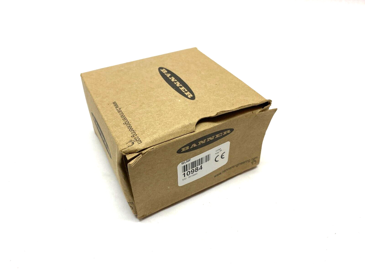 WL50F, 10984 | Banner WL50F Flat Mount Work Light 50mm White Light 12-30VDC 10984 - New - Maverick Industrial Sales