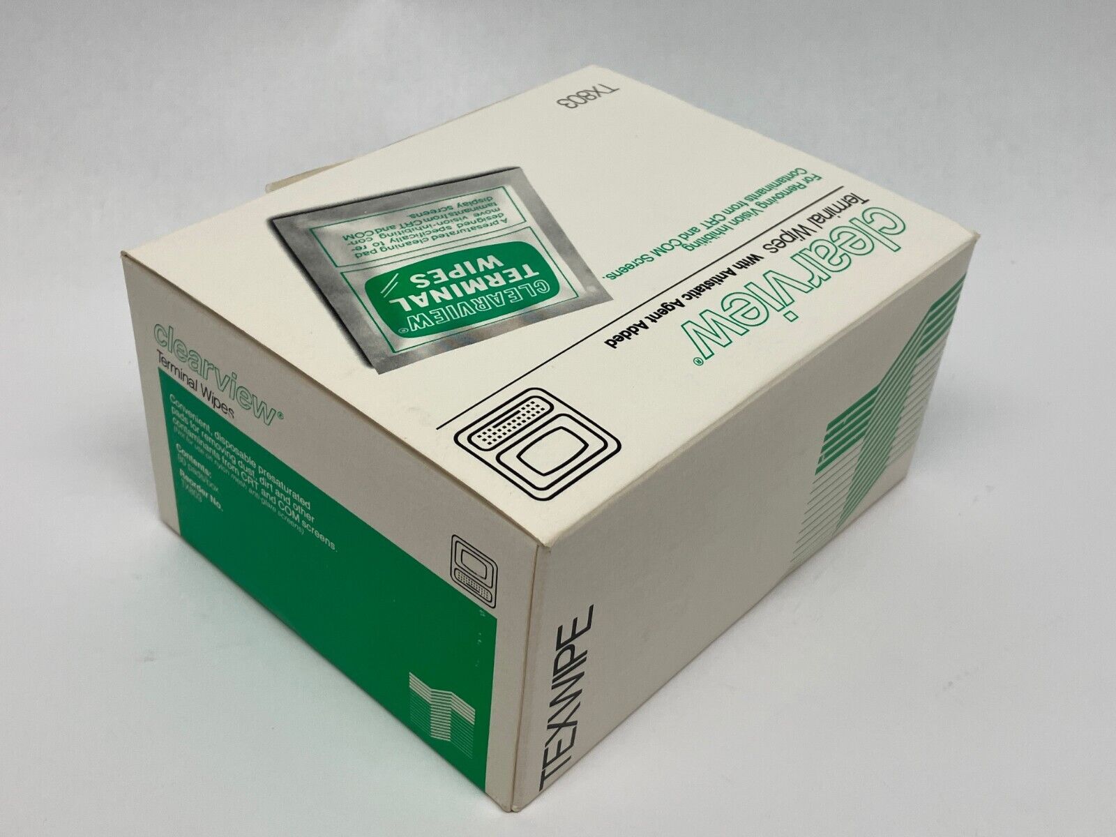 Texwipe TX803 clearview Terminal Wipes w/ Antistatic Agent Added - Maverick Industrial Sales