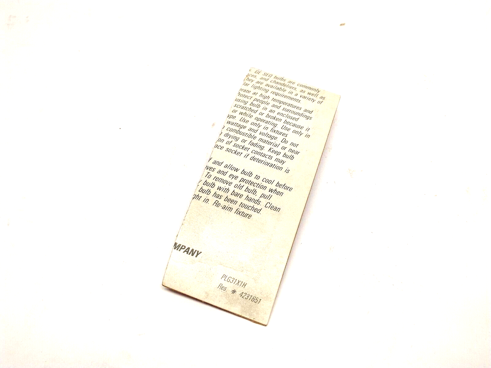GE General Electric 19376 Halogen Bulb 12V 50W 050T4/CL/CD LOT OF 5 - Maverick Industrial Sales