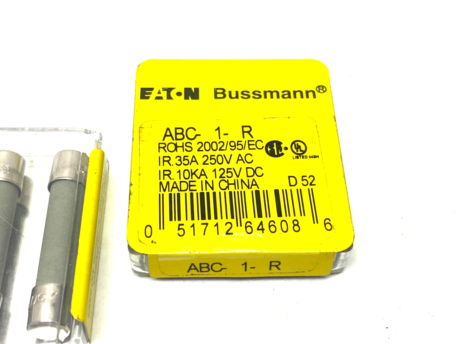 Eaton Bussmann ABC-1-R Fuse LOT OF 8 - Maverick Industrial Sales
