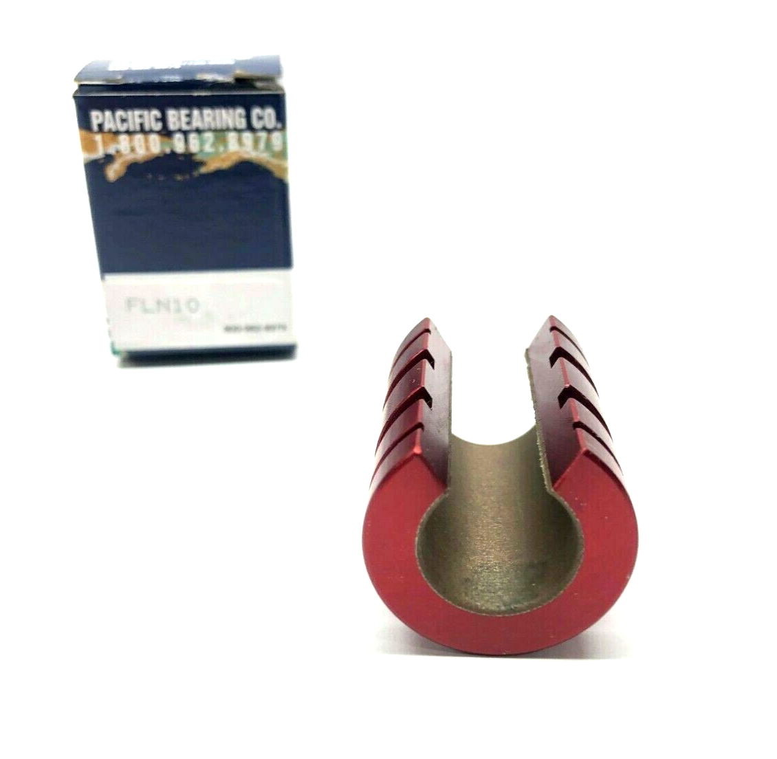 FLN10 | Pacific Bearing Co. Linear Open Bearing, 5/8" ID, 1-1/8" OD - New – Open Box - Maverick Industrial Sales