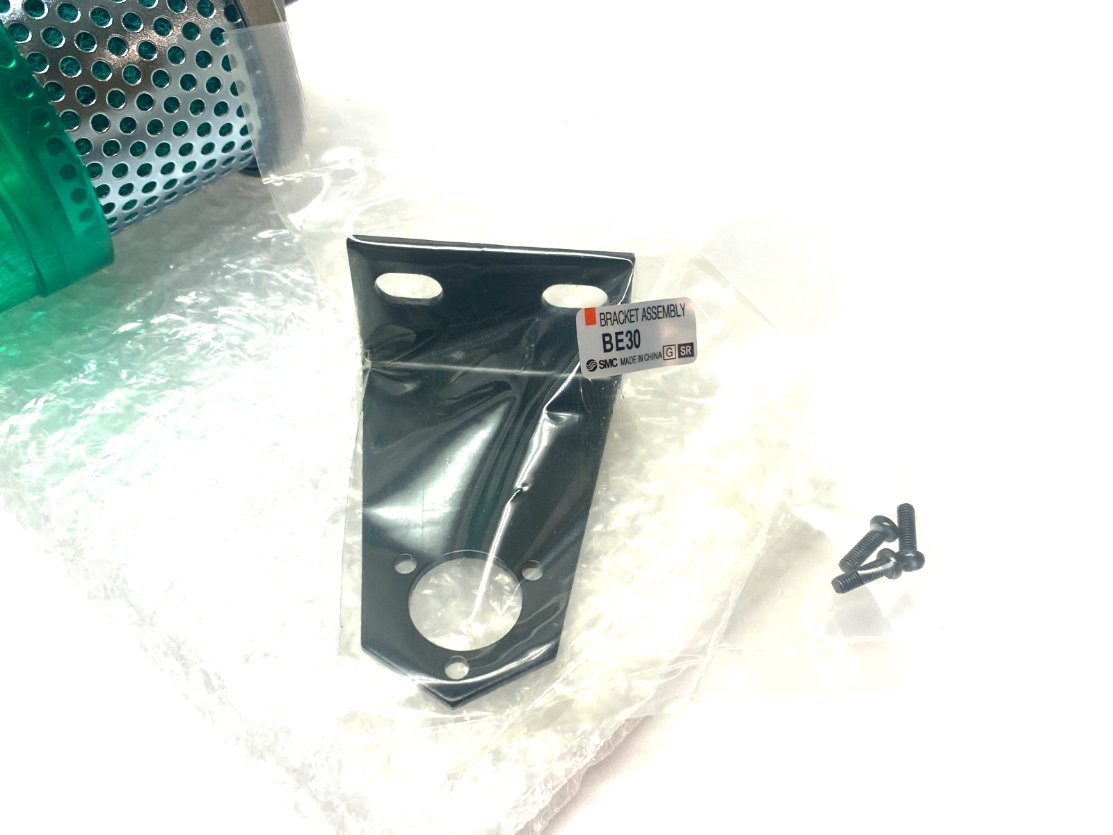 SMC AMC310-N03B Pneumatic Exhaust Cleaner 3/8" NPT W/ Bracket - Maverick Industrial Sales