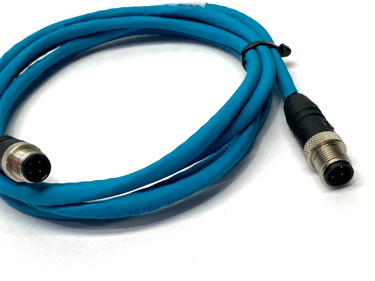 0985806100/2M | Lumberg Automation Double End Connector Cable M12 4-Pin 900004056 - Used - Maverick Industrial Sales