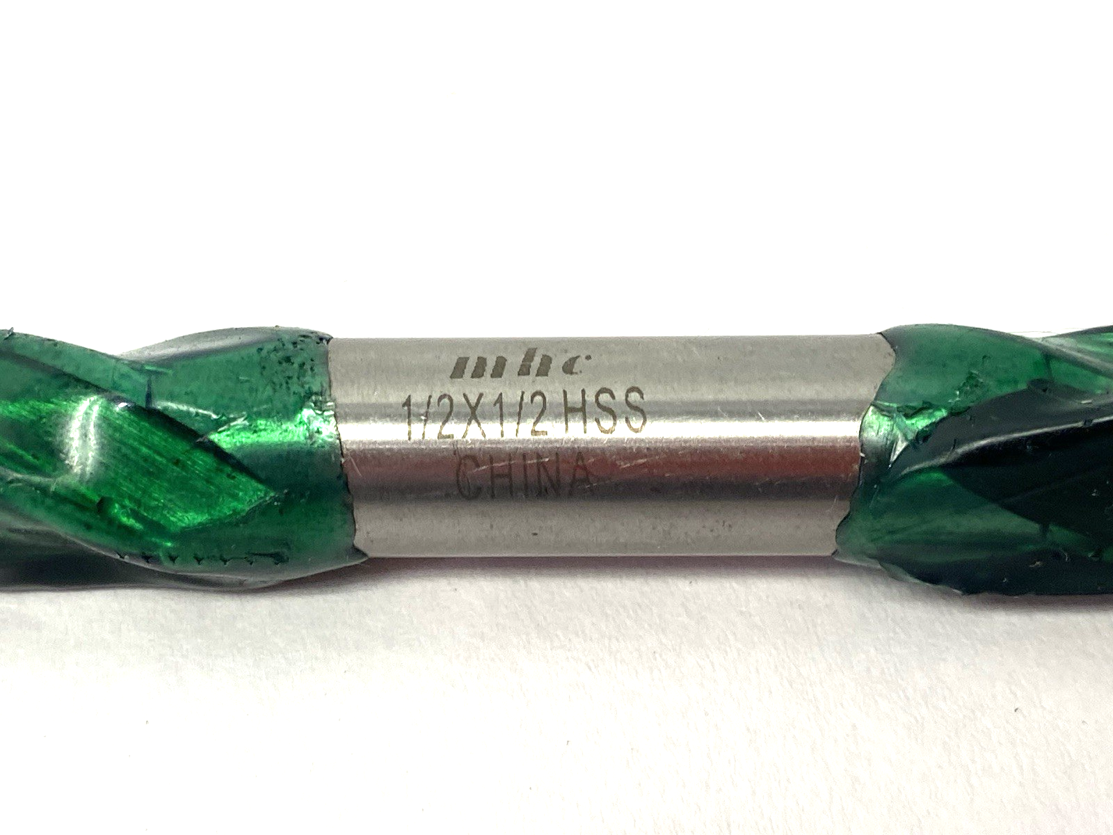 mhc 1/2" X 1/2" HSS 4-Flute End Mill, Double Ended, Centercut - Maverick Industrial Sales
