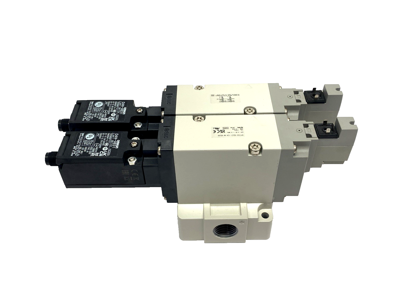 SMC VP744-5DZ1-04-M-X538 Residual Pressure Release Solenoid Valve 1/2" NPT - Maverick Industrial Sales