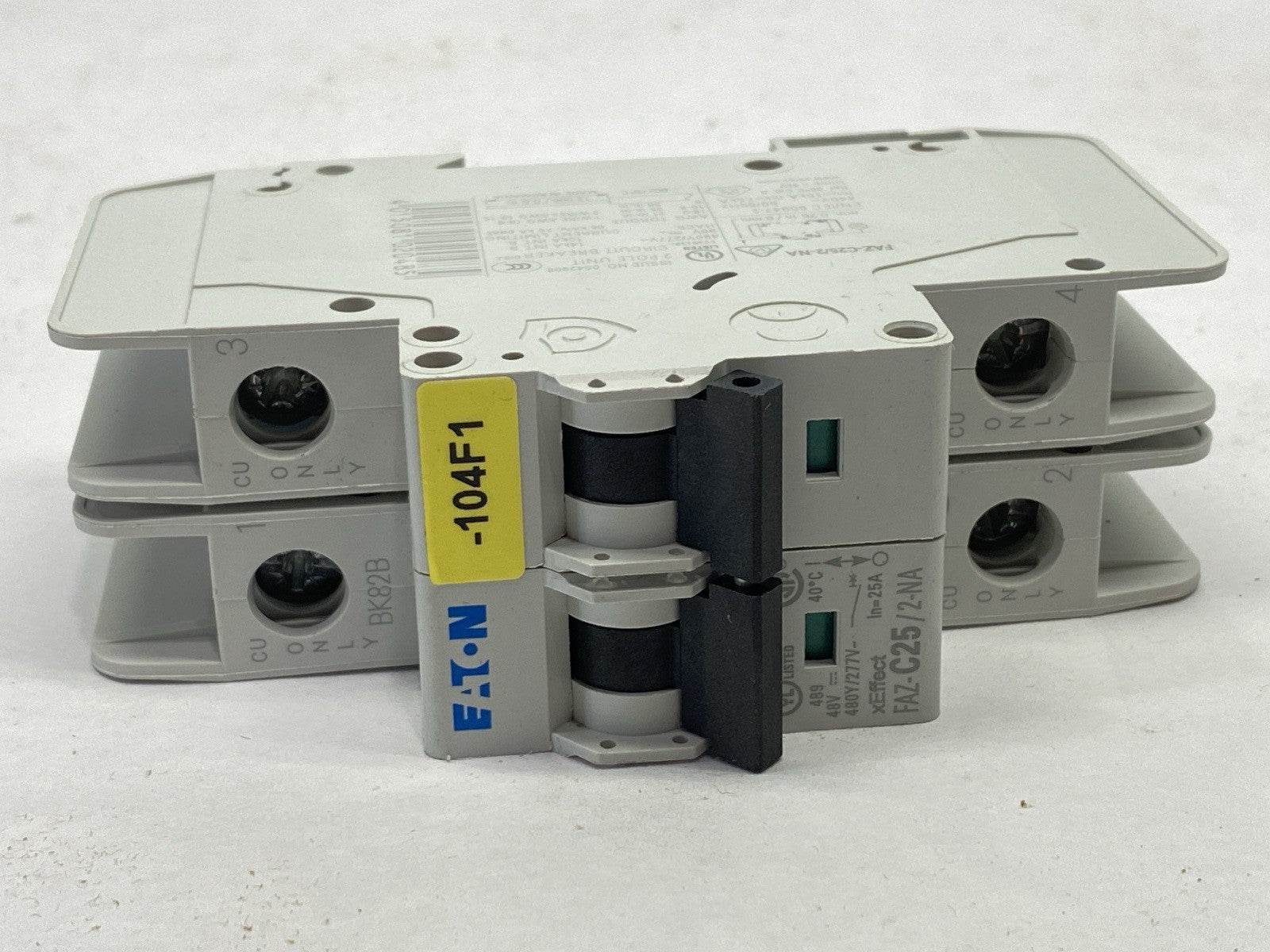 Eaton FAZ-C25/2-NA Miniature Circuit Breaker 2P 25A 277/480V - Maverick Industrial Sales