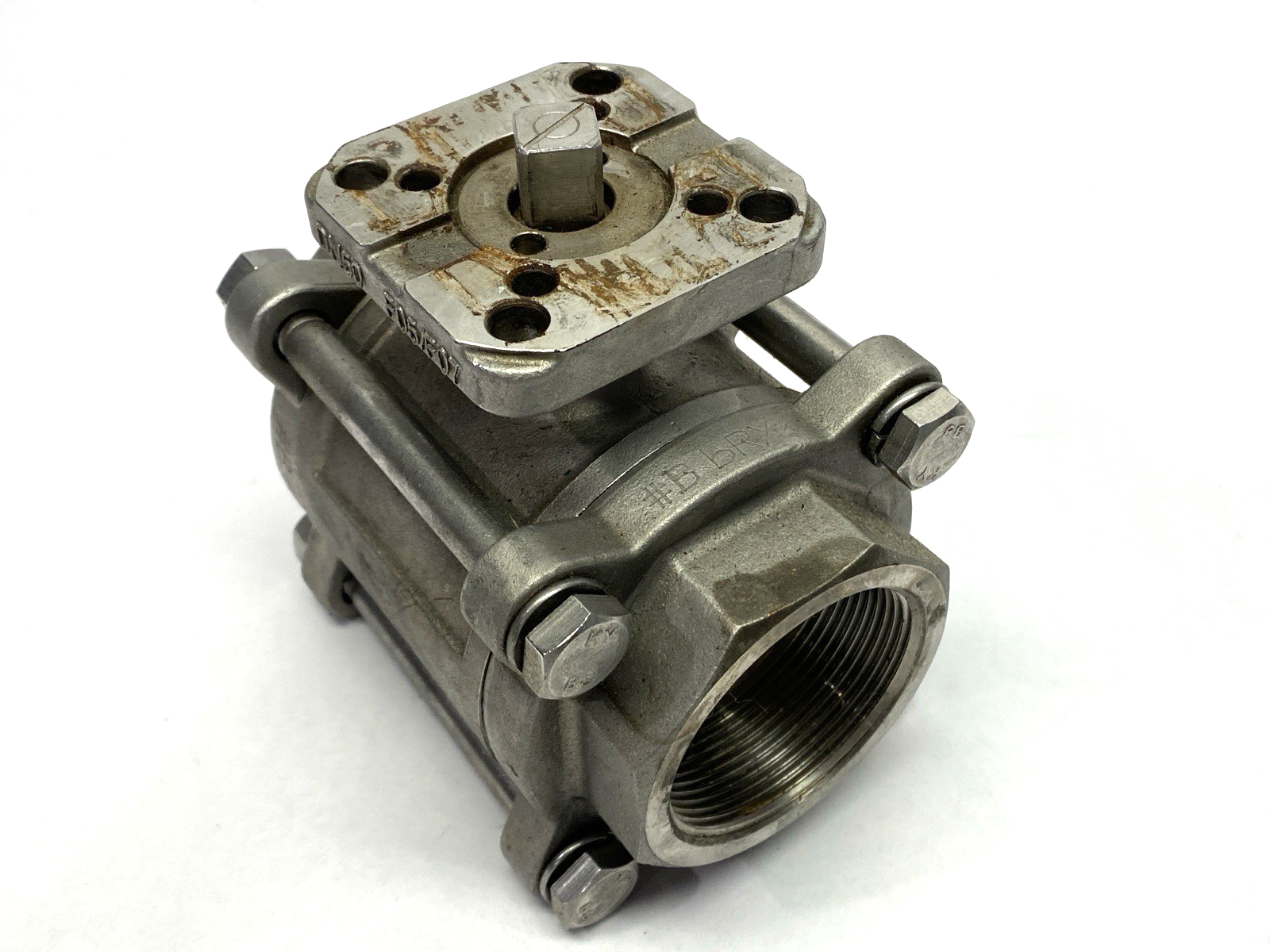 Industrial Stainless Steel Ball Valve 2" 1.4408 PN63 DN50 F05/F07 - Used - Maverick Industrial Sales