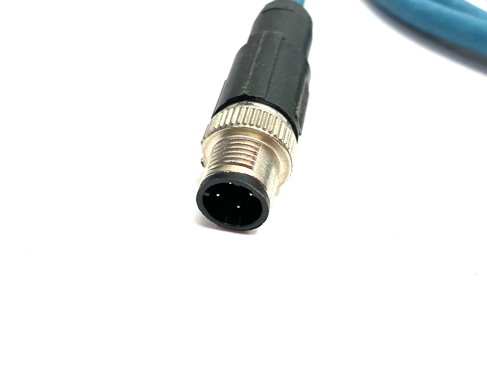 Keyence OP-87457 Ethernet Cable M12 4-Pin to RJ45, NFPA79-Compatible Straight 2m - Maverick Industrial Sales