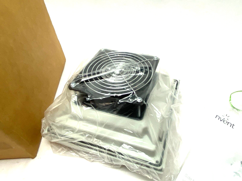 Hoffman HF0916414 nVent Side-Mount Cooling Filter Fan 115V 70CFM Light Gray - Maverick Industrial Sales