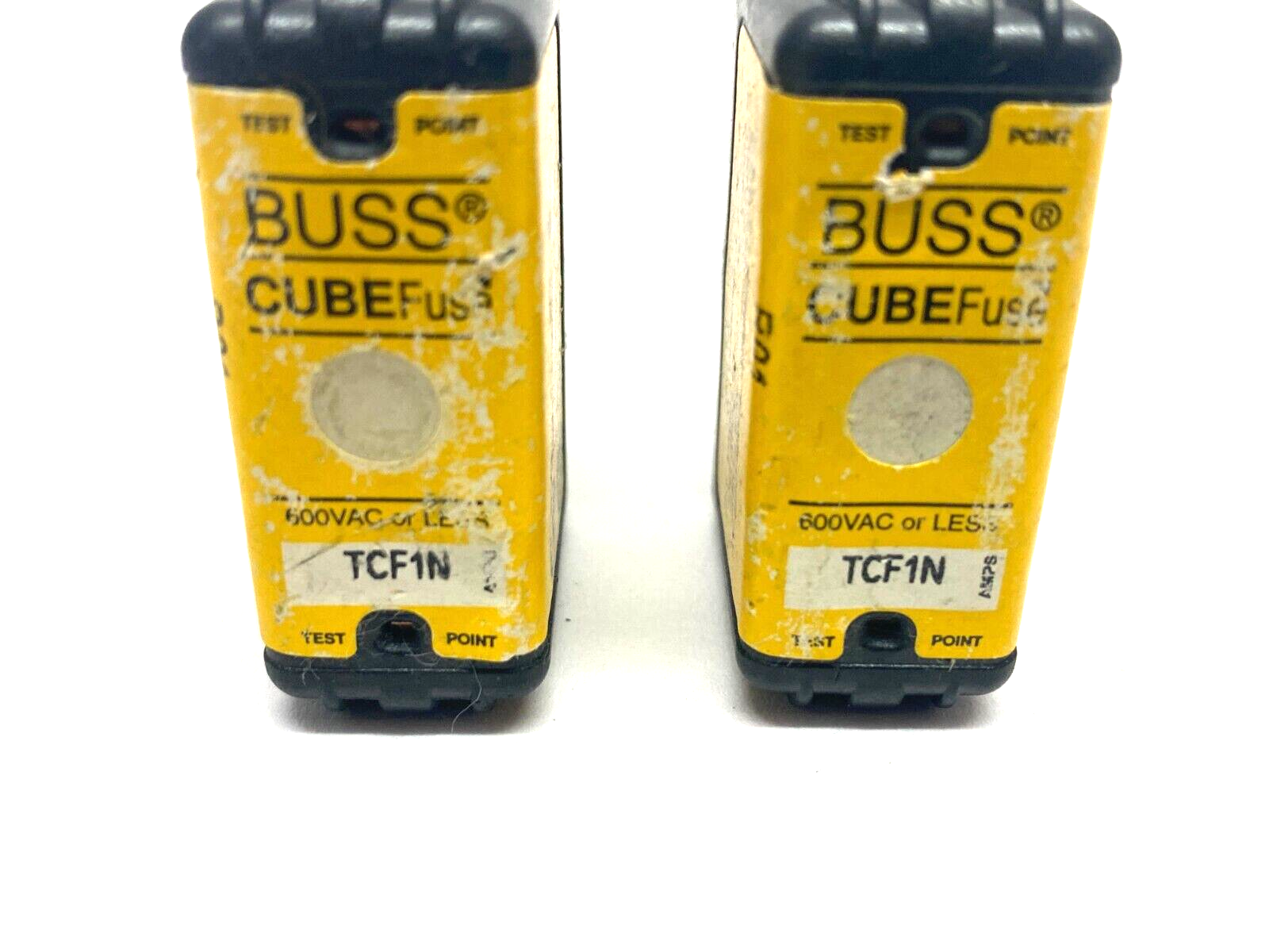 Bussmann TCF1N CUBEFuse Dual Element Time Delay Current Limiting Fuse LOT OF 2 - Maverick Industrial Sales
