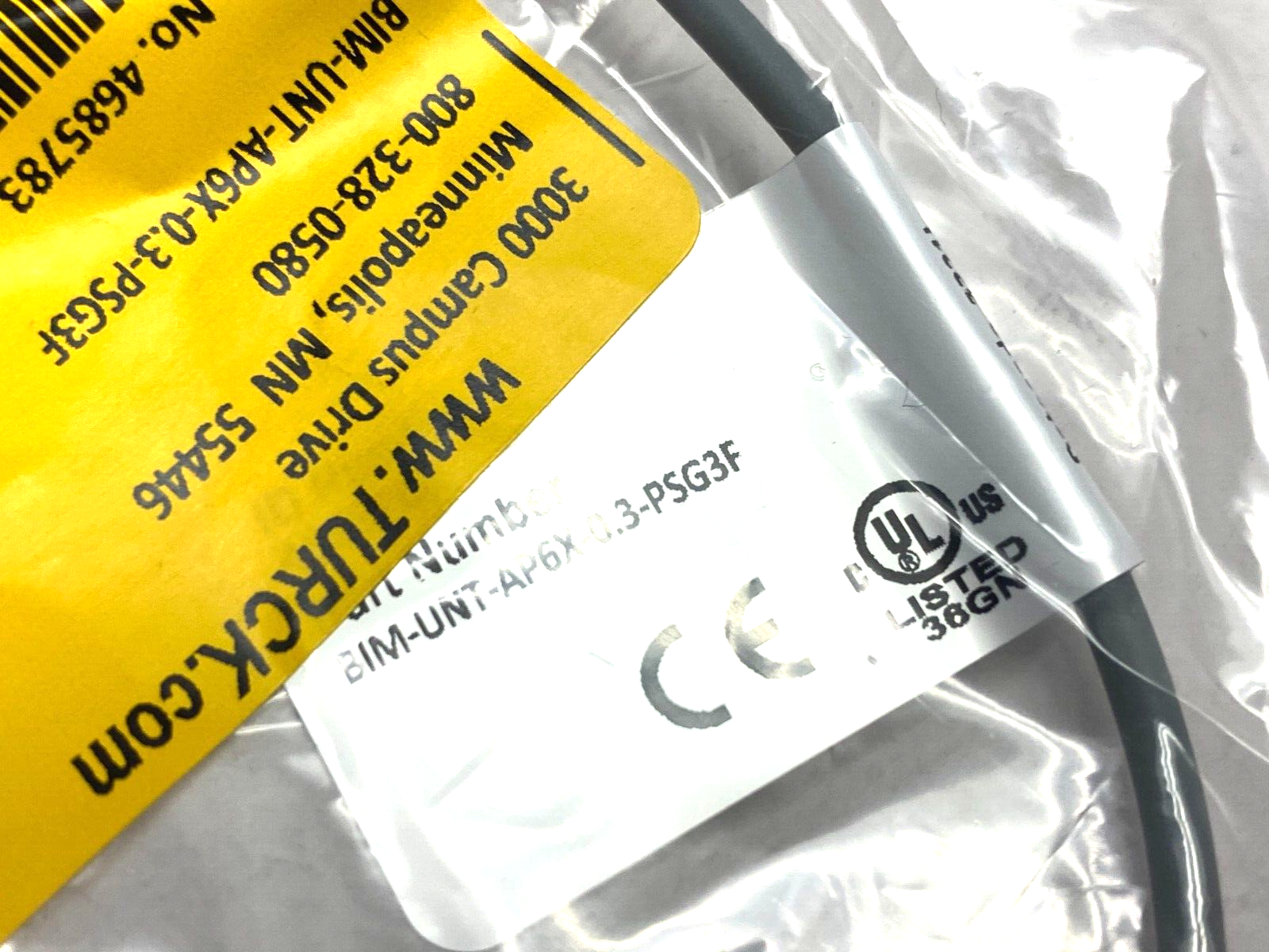 Turck BIM-UNT-AP6X-0.3-PSG3F Magnetic Field Sensor for Cylinders 4685783 - Maverick Industrial Sales