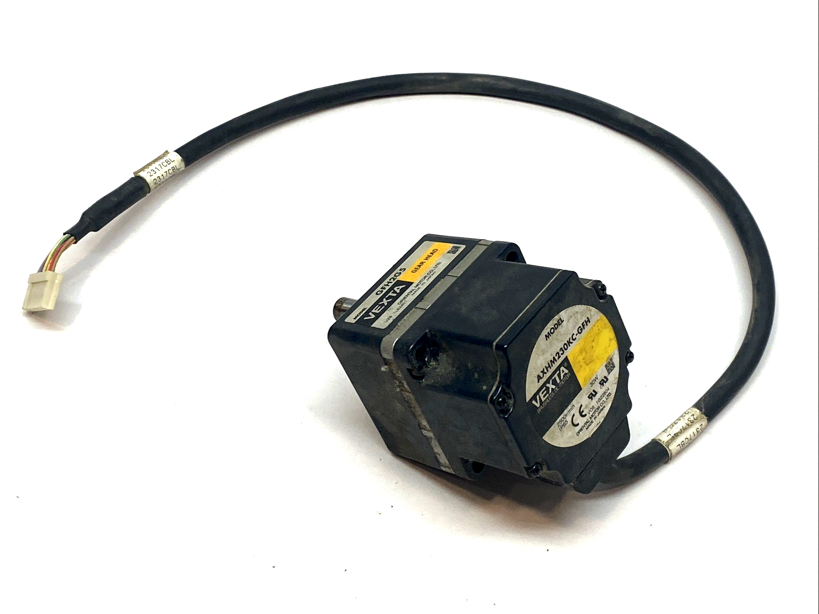 AXHM230KC-GFH | Vexta 30W Brushless Motor w/ GFH2G5 5:1 Gearhead - Used - Maverick Industrial Sales