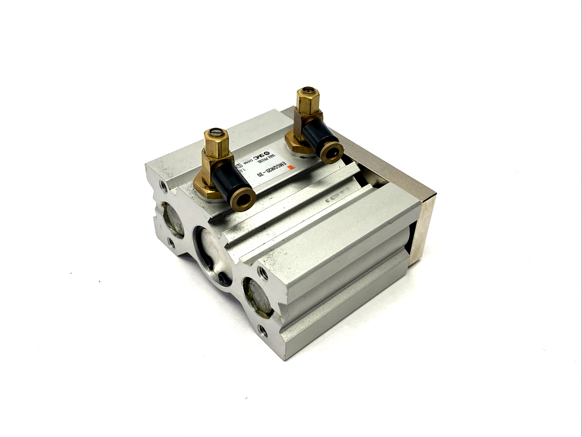 SMC EMGQM20-20 Pneumatic Guide Cylinder, European, 20mm Bore 20mm Stroke - Maverick Industrial Sales