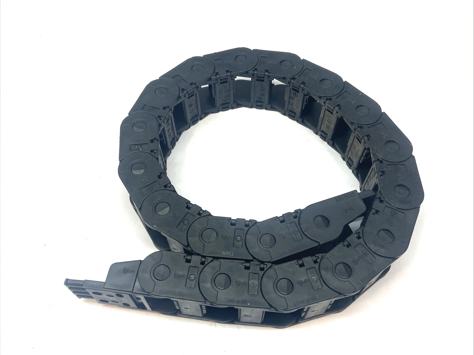 Igus 2400.03.100 Cable Chain 18 Links w/ 2030.PZ & 2030.ZB End Links - Maverick Industrial Sales