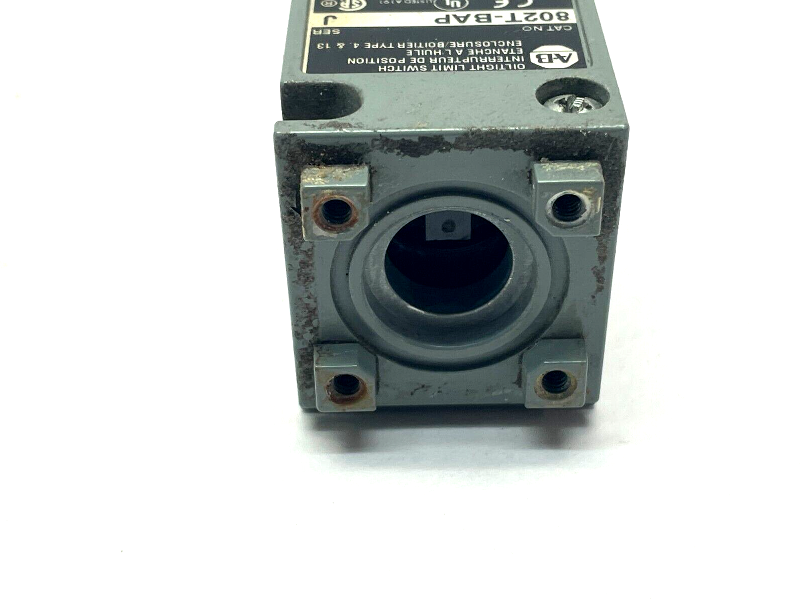 Allen Bradley 802T-BAP Ser. J Limit Switch MISSING ACTUATOR - Maverick Industrial Sales