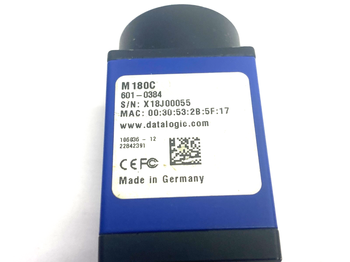 M180C | Datalogic Gig-E Color Camera 1/1.8" CCD, Global, 1628x1236 Res. 601-0384 - Used - Maverick Industrial Sales