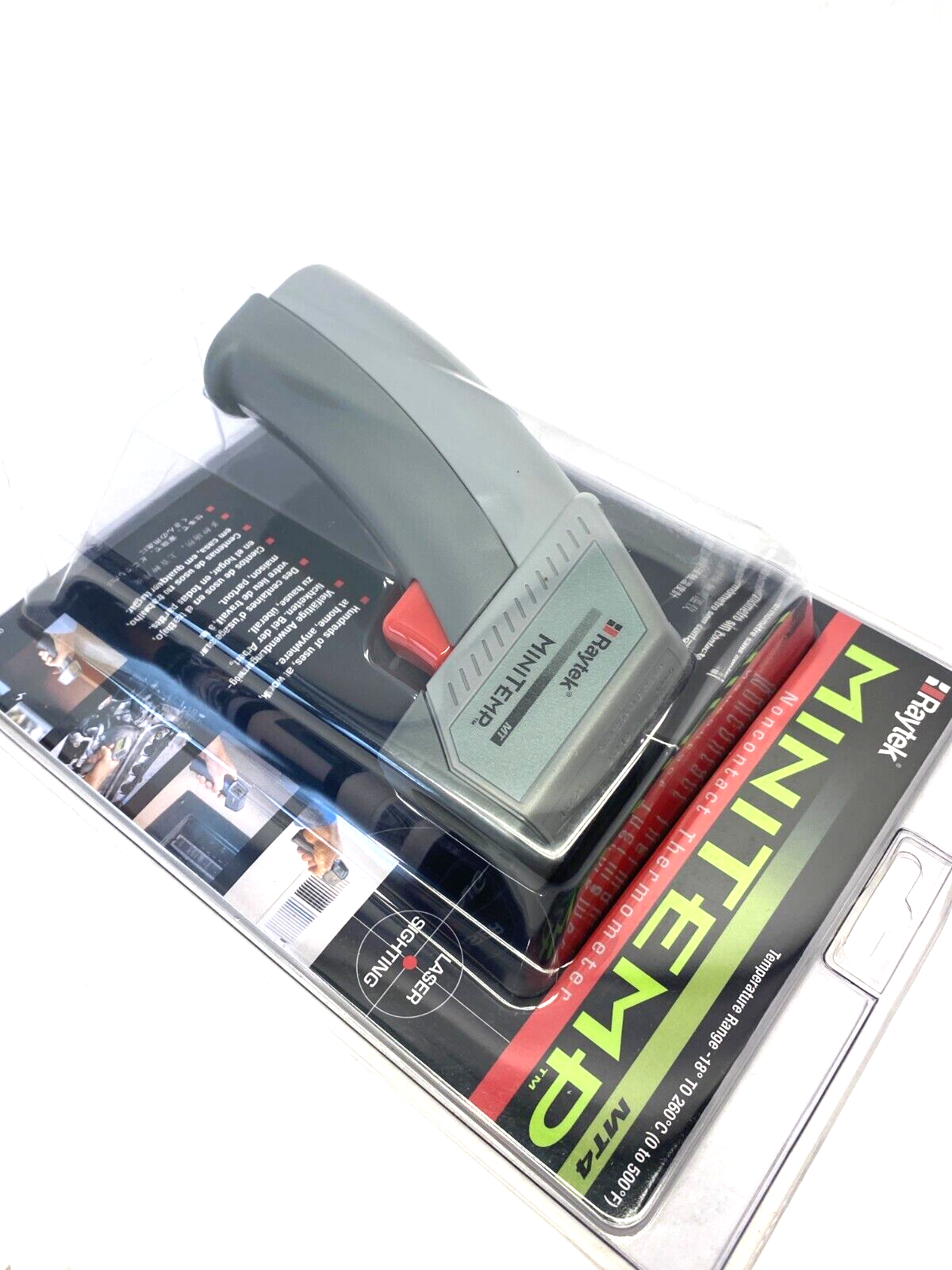 Raytek MT4 MiniTemp Non-Contact Infrared Laser Thermometer Gun 0-500°F - Maverick Industrial Sales